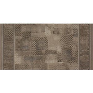 Protiskluzový běhoun na míru Tribe 37 Khaki - šíře 67 cm Associated Weavers koberce