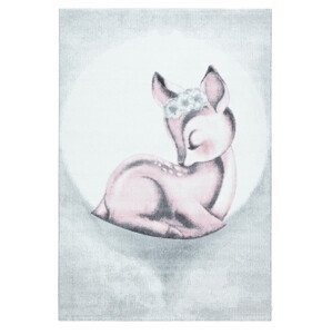 Dětský kusový koberec Bambi 850 pink - 80x150 cm Ayyildiz koberce