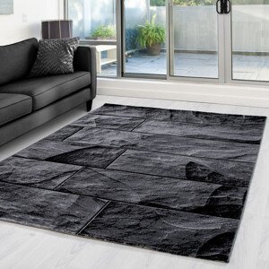 Kusový koberec Parma 9250 black - 80x300 cm Ayyildiz koberce