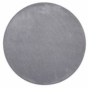 Kusový koberec Apollo Soft šedý kruh - 400x400 (průměr) kruh cm Vopi koberce