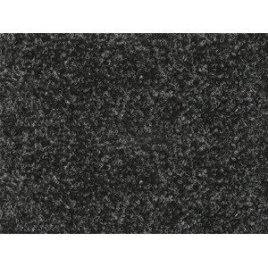 Metrážový koberec Santana 50 černá s podkladem resine, zátěžový - Bez obšití cm Vebe