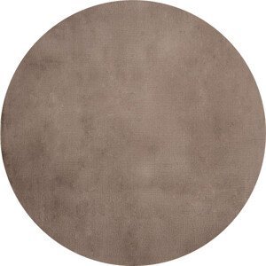 Kusový koberec Cha Cha 535 taupe kruh - 80x80 (průměr) kruh cm Obsession koberce