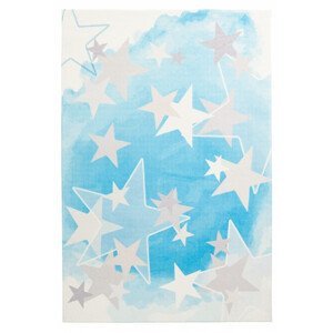 Dětský kusový koberec Stars 410 blue - 120x170 cm Obsession koberce