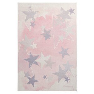 Dětský kusový koberec Stars 410 pink - 120x170 cm Obsession koberce