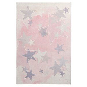 Dětský kusový koberec Stars 410 pink - 160x230 cm Obsession koberce