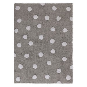 Pro zvířata: Pratelný koberec Polka Dots Grey-White - 120x160 cm Lorena Canals koberce