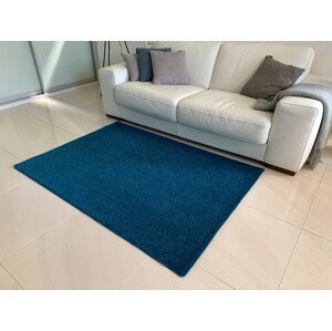 Kusový koberec Eton Exklusive turkis - 200x400 cm Vopi koberce
