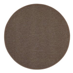 Kusový koberec Astra hnědá kruh - 400x400 (průměr) kruh cm Vopi koberce