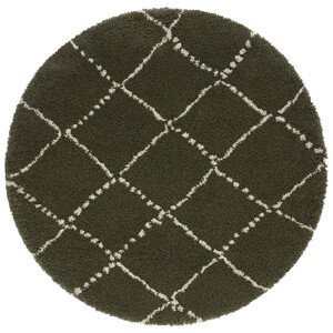 Kusový koberec Allure 104404  Olive/Green - 160x160 (průměr) kruh cm Mint Rugs - Hanse Home koberce