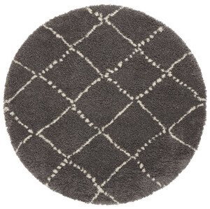 Kusový koberec Allure 104403 Darkgrey/Cream - 120x120 (průměr) kruh cm Mint Rugs - Hanse Home koberce