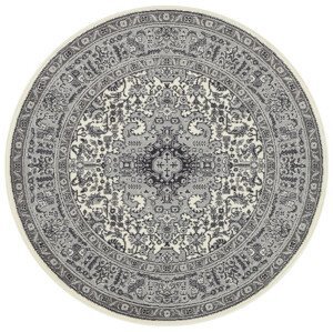 Kruhový koberec Mirkan 104437 Cream - 160x160 (průměr) kruh cm Nouristan - Hanse Home koberce