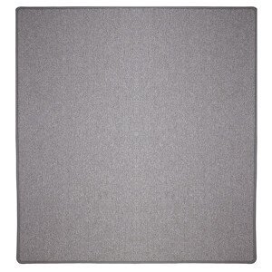 Kusový koberec Porto šedý čtverec - 100x100 cm Vopi koberce