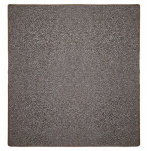 Kusový koberec Porto hnědý čtverec - 60x60 cm Vopi koberce
