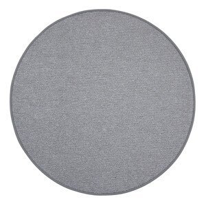 Kusový koberec Porto šedý kruh  - 67x67 (průměr) kruh cm Vopi koberce