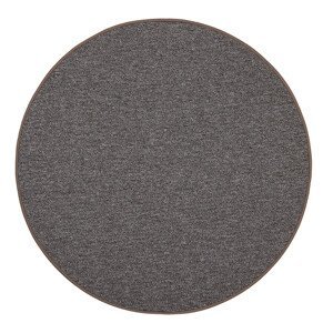 Kusový koberec Porto hnědý kruh - 67x67 (průměr) kruh cm Vopi koberce