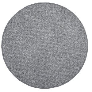 Kusový koberec Wellington šedý kruh - 100x100 (průměr) kruh cm Vopi koberce