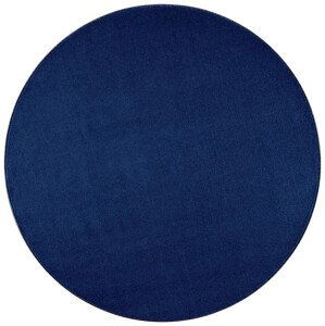 Kusový koberec Nasty 104447 Darkblue - 133x133 (průměr) kruh cm Hanse Home Collection koberce