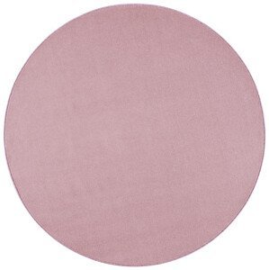 Kusový koberec Nasty 104446 Light-Rose  - 133x133 (průměr) kruh cm Hanse Home Collection koberce