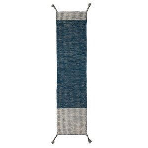 Ručně všívaný kusový běhoun Indira Blue - 60x200 cm Flair Rugs koberce