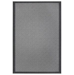 Kusový koberec Mujkoberec Original Flatweave 104822 Black/Grey – na ven i na doma - 120x170 cm Mujkoberec Original