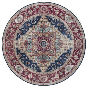 Kusový koberec Asmar 104017 Indigo/Blue kruh - 160x160 (průměr) kruh cm Nouristan - Hanse Home koberce