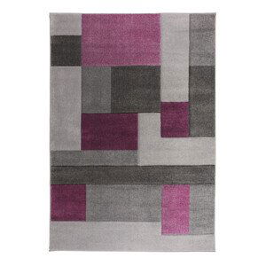 Kusový koberec Hand Carved Cosmos Purple/Grey - 120x170 cm Flair Rugs koberce