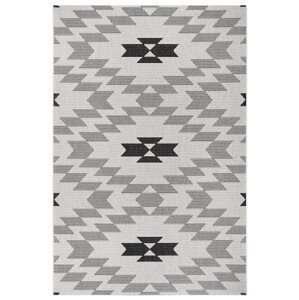 Kusový koberec Flatweave 104869 Cream/Black – na ven i na doma - 80x150 cm Hanse Home Collection koberce