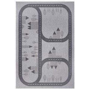 Dětský kusový koberec Flatweave Kids Rugs 104878 Grey - 200x290 cm Hanse Home Collection koberce