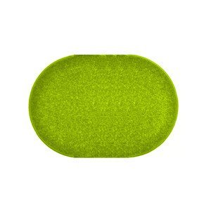 Kusový koberec Eton zelený ovál - 140x200 cm Vopi koberce