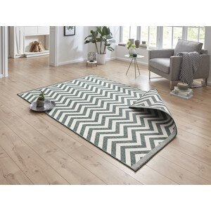 Kusový koberec Twin Supreme 103436 Palma Green creme – na ven i na doma - 80x350 cm NORTHRUGS - Hanse Home koberce