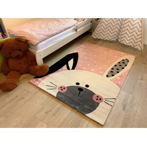 Dětský koberec Kiddo F0131 pink - 120x170 cm Vopi koberce
