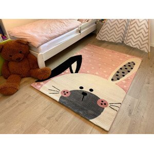 Dětský koberec Kiddo F0131 pink - 160x230 cm Vopi koberce