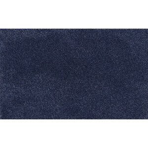 Metrážový koberec Supersoft 710 tm. modrý - Kruh s obšitím cm Tapibel