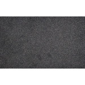 Metrážový koberec Supersoft 850 tm. šedý - Rozměr na míru s bordurou cm Tapibel