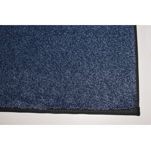 Kusový koberec Supersoft 710 tm. modrý - 60x100 cm Tapibel