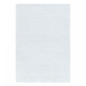 Kusový koberec Fluffy Shaggy 3500 white - 60x110 cm Ayyildiz koberce