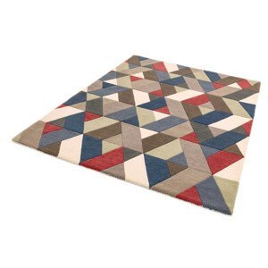 AKCE: 120x170 cm Ručně všívaný kusový koberec Funk Chevron multi - 120x170 cm Asiatic London koberce