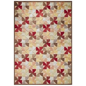 AKCE: 80x250 cm Kusový koberec Creative 103966 Brown/Multicolor z kolekce Elle - 80x250 cm ELLE Decoration koberce