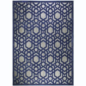 Kusový koberec Piatto Oro Blue – na ven i na doma - 80x150 cm Flair Rugs koberce