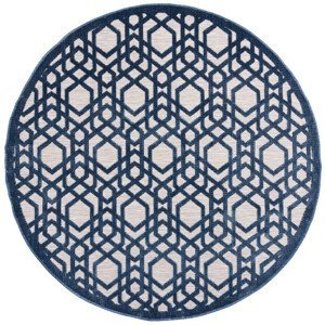 Kusový koberec Piatto Oro Blue kruh – na ven i na doma - 160x160 (průměr) kruh cm Flair Rugs koberce