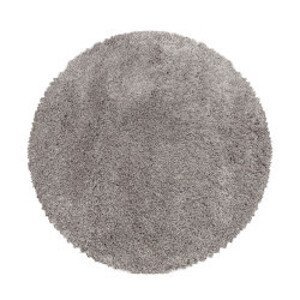 Kusový koberec Fluffy Shaggy 3500 beige kruh - 200x200 (průměr) kruh cm Ayyildiz koberce