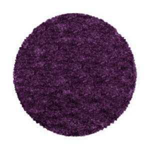 Kusový koberec Fluffy Shaggy 3500 lila kruh - 200x200 (průměr) kruh cm Ayyildiz koberce