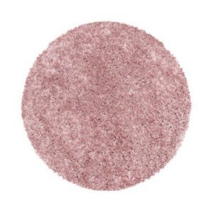 Kusový koberec Sydney Shaggy 3000 rose kruh - 120x120 (průměr) kruh cm Ayyildiz koberce