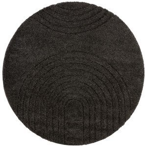 Kusový koberec Norwalk 105105 dark grey - 160x160 (průměr) kruh cm Mint Rugs - Hanse Home koberce
