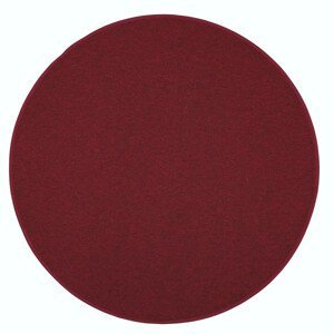 Kusový koberec Astra červená kruh - 57x57 (průměr) kruh cm Vopi koberce