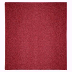 Kusový koberec Astra červená čtverec - 100x100 cm Vopi koberce