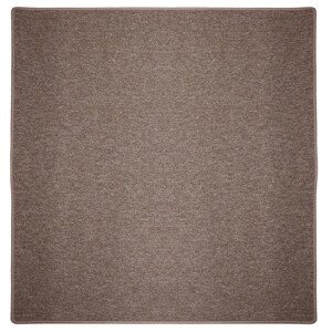 Kusový koberec Astra hnědá čtverec - 150x150 cm Vopi koberce