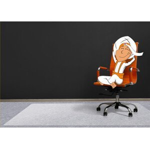 ALADINOVA podložka pod kolečkovou židli na podlahy a koberce - 90x120 cm s nopy (na koberce) Aladin