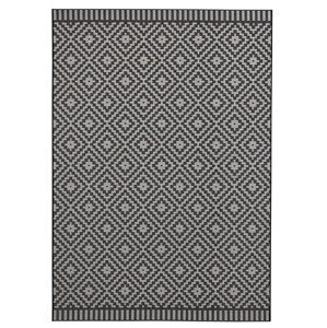 Kusový koberec Mujkoberec Original Mia 103520 Black Creme – na ven i na doma - 200x290 cm Mujkoberec Original