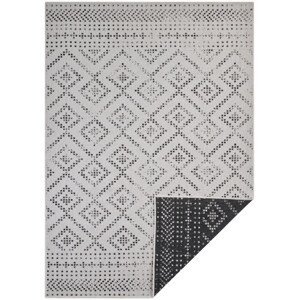 Kusový koberec Mujkoberec Original Nora 105005 Black Creme – na ven i na doma - 80x150 cm Mujkoberec Original